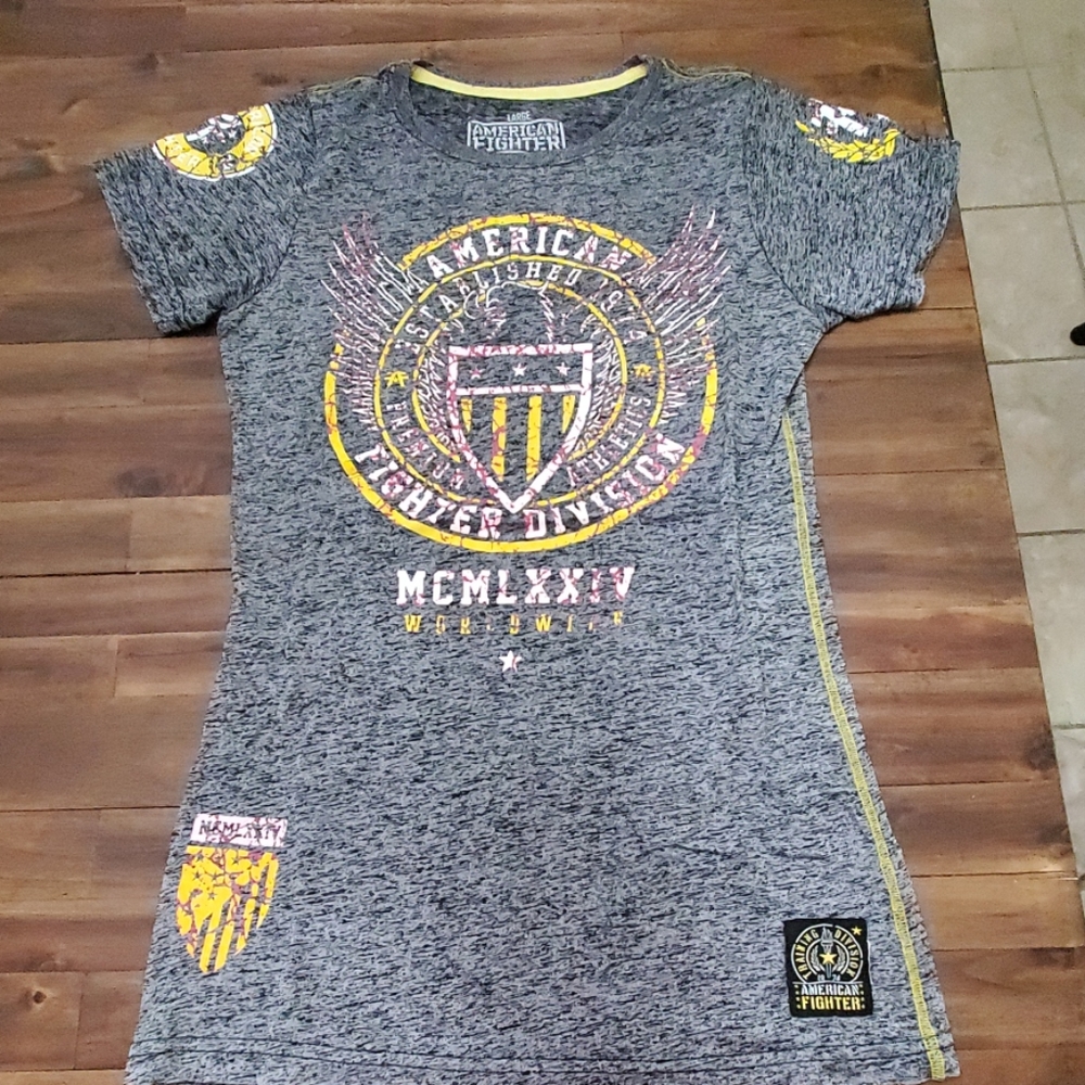 American fighter tshirt